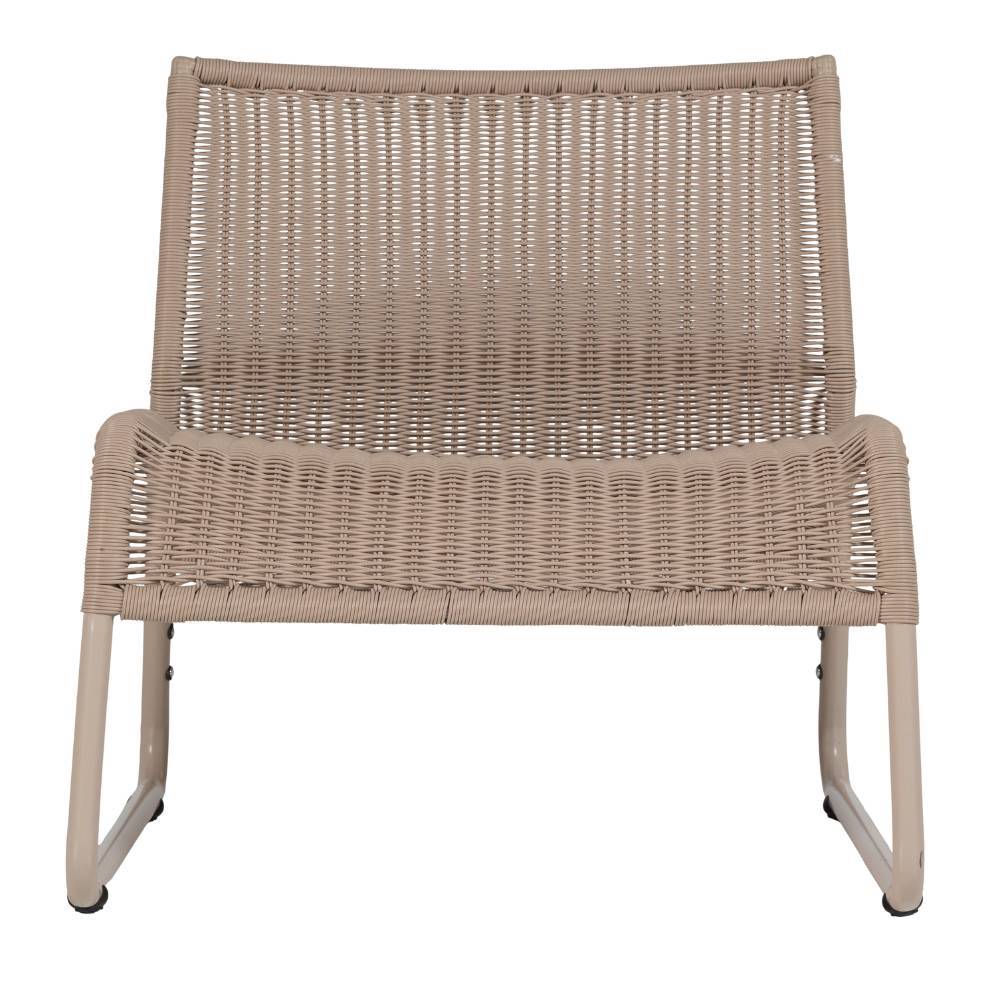 Lounge-Gartensessel in Beige - Elric