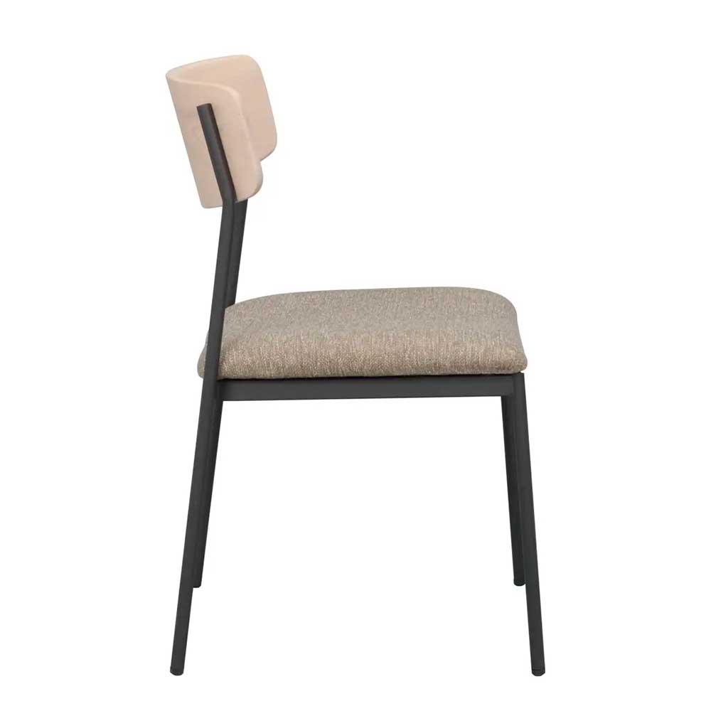 Stühle mit Polstersitz in Beige - Gora (2er Set)