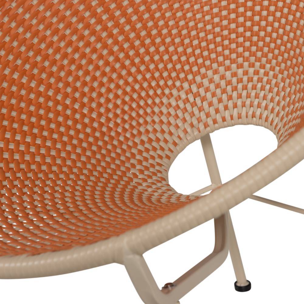 Acapulco-Design-Gartenstuhl in Orange - Durac