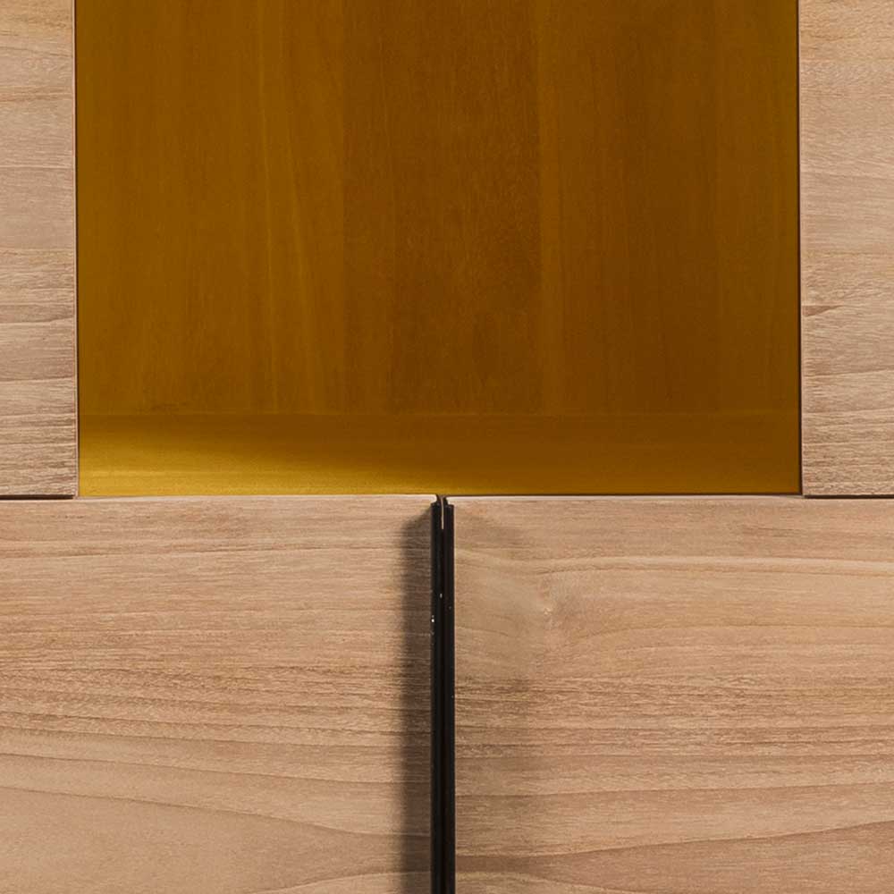 126x150x48 Wohnzimmer Schrank aus Teak - Nekella