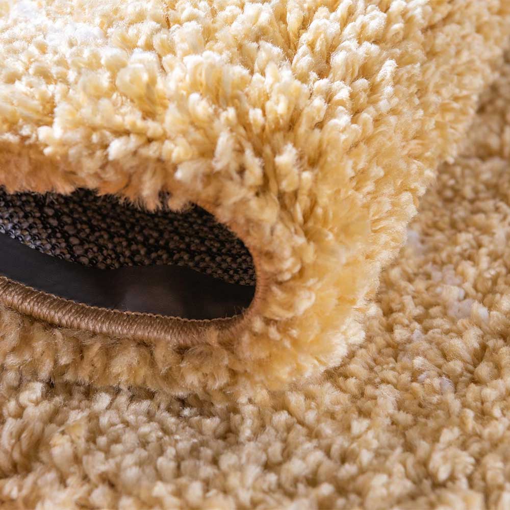 Weicher Hochflor Teppich mit Kachelmuster - Centauro