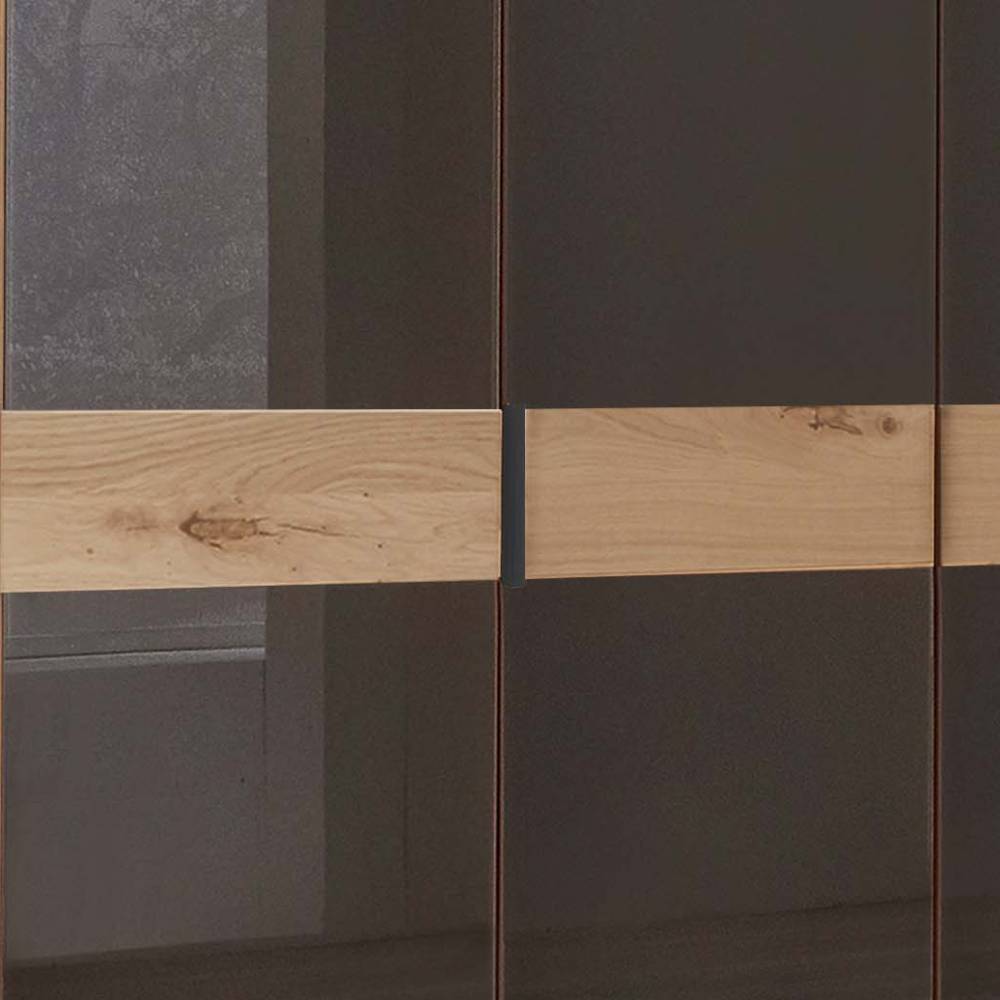 Glasfront-Kleiderschrank mit sechs Türen - Vutonia