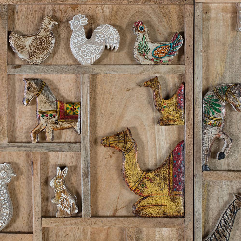Design Schrank mit Tier Dekor - Widama