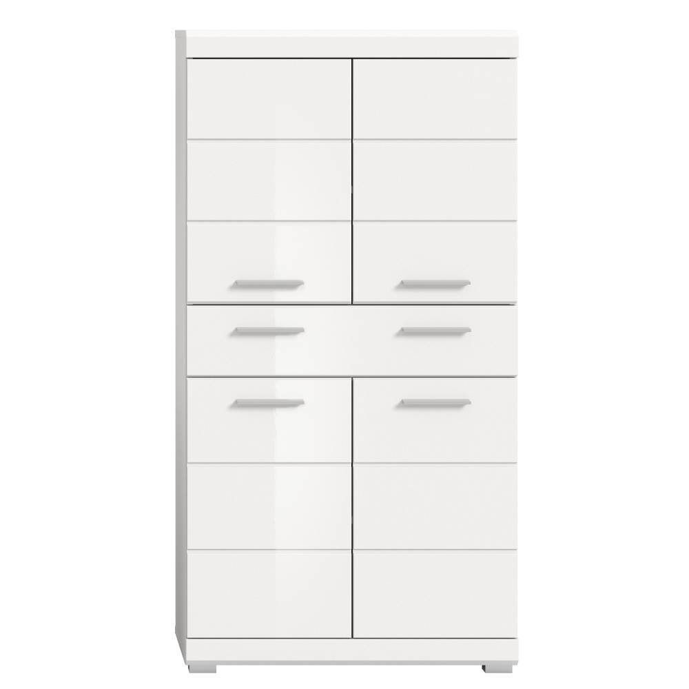 Badezimmer Midischrank in Weiß - Henriette