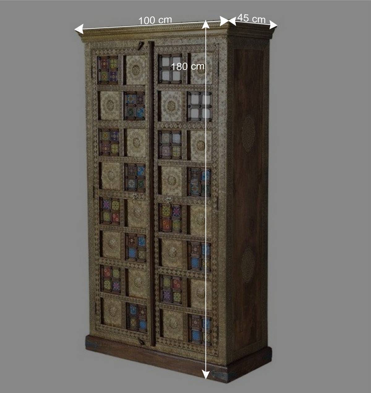 Schrank im Orient Design mit bunten Kacheln - Danascov
