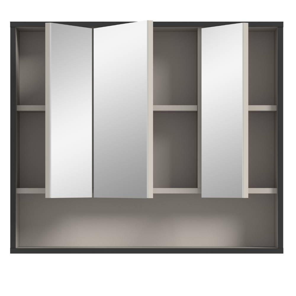 Bad-Spiegelschrank mit offenem Fach - Xena