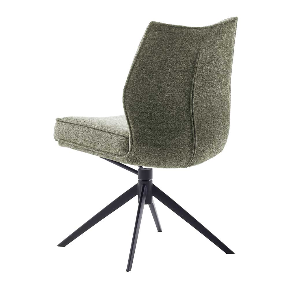 Esszimmer Polsterstuhl mit Drehfunktion - Adair (2er Set)