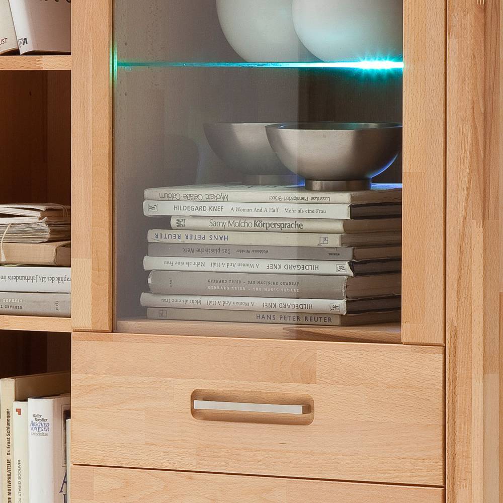 Highboard aus Kernbuche Massivholz - Levandro