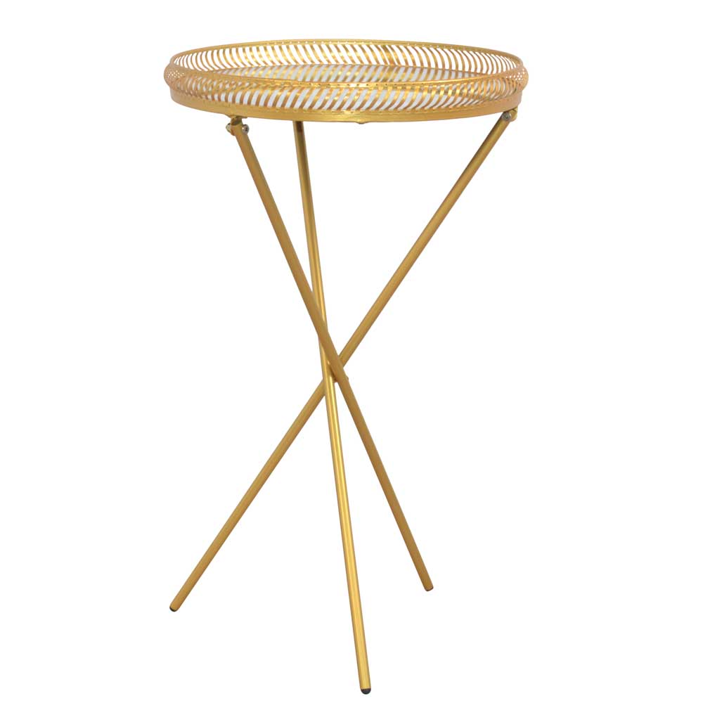 Design Beistelltisch aus Spiegelglas - Laipur