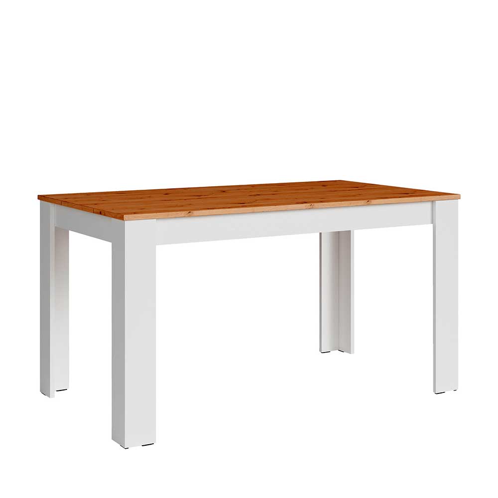 Zweifarbiger Tisch in Holzoptik Wildeiche - Baily