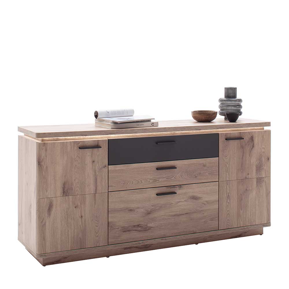 170x81x44 Sideboard mit LED Beleuchtung - Bekunion
