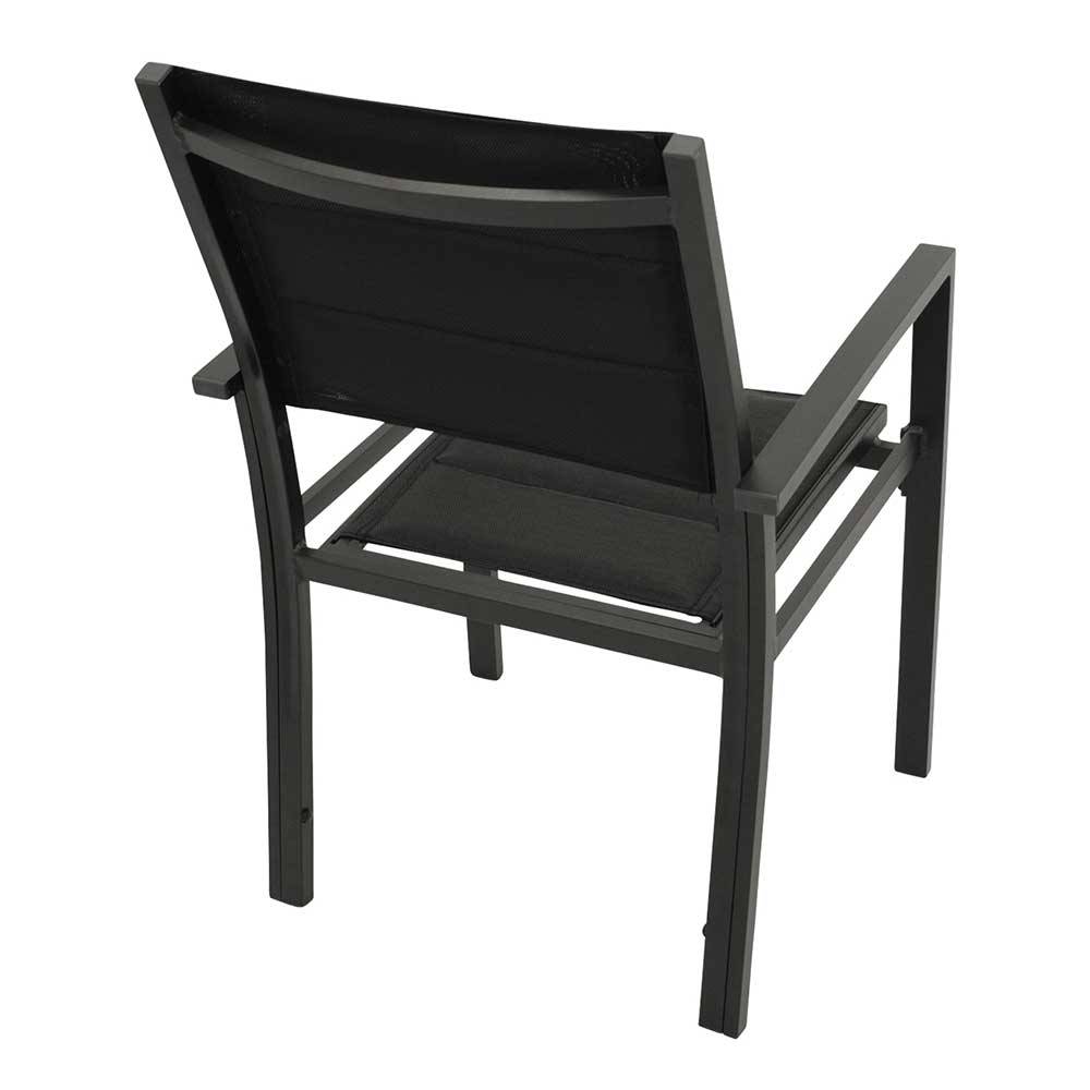 Gartenstühle mit Armlehnen modern - Ginko (2er Set)