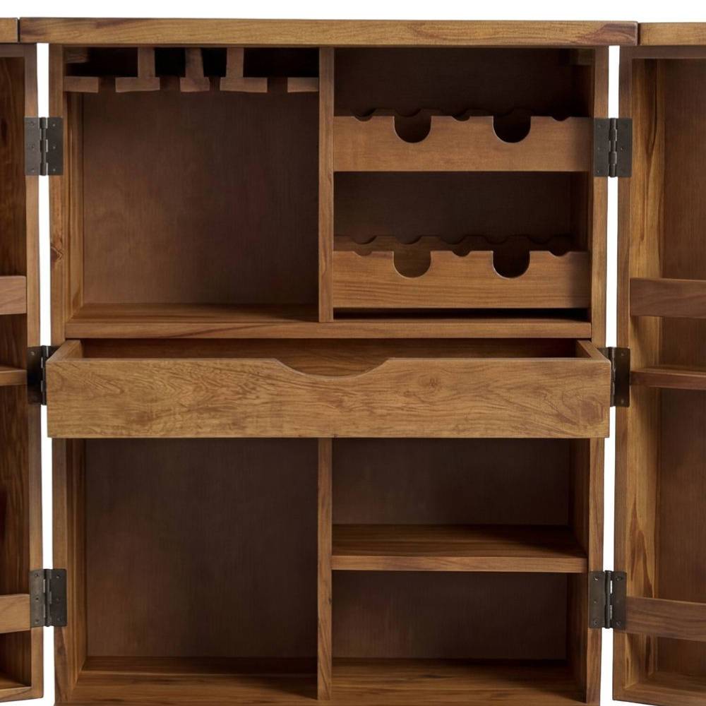 Massivholz-Barschrank aus Sheesham - Zyrjeta