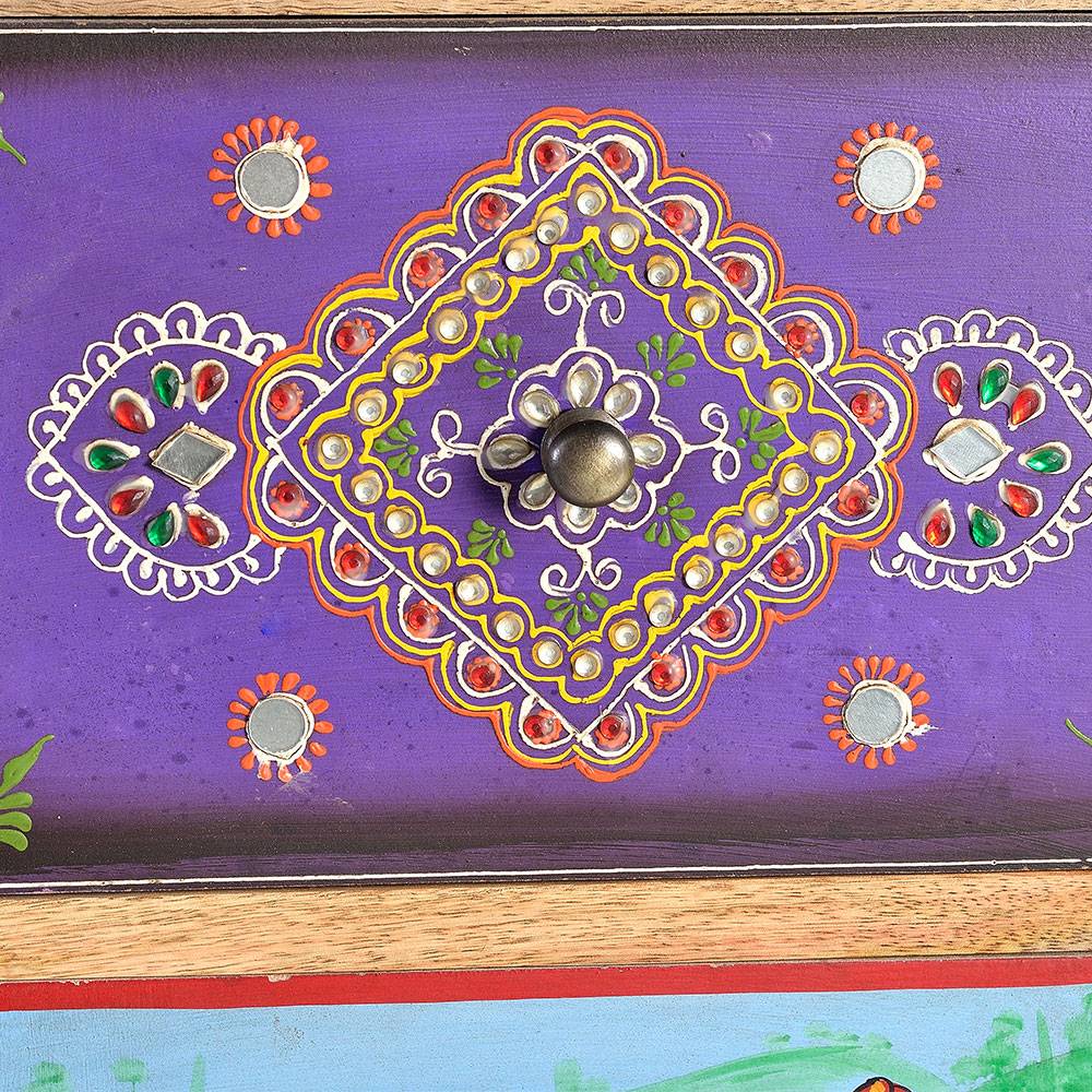 Kommode mit farbenfrohen Orient Motiven - Precio