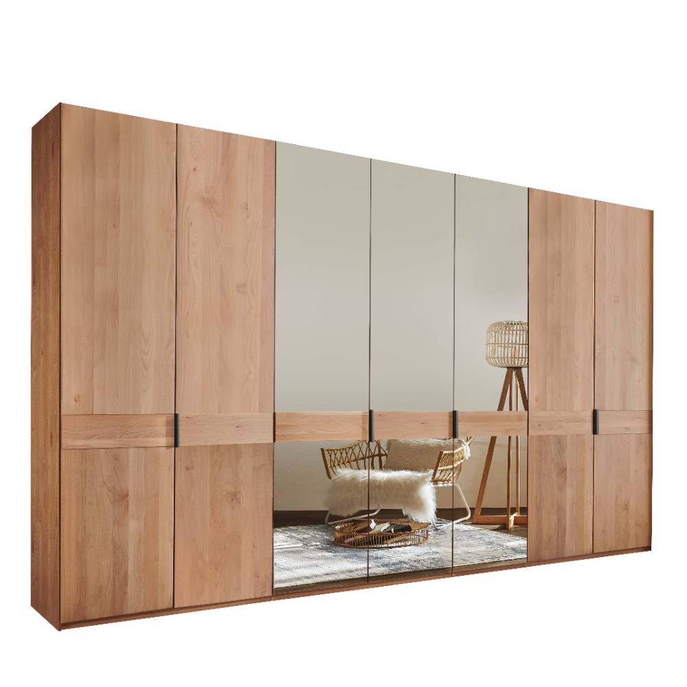 7-türiger Schlafzimmerschrank in Erle teilmassiv - Murray