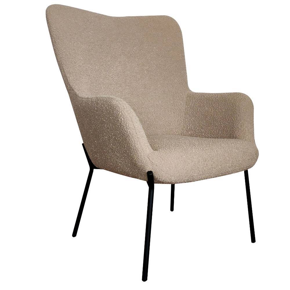 Skandi Sessel in Cappuccino und Schwarz - Telia