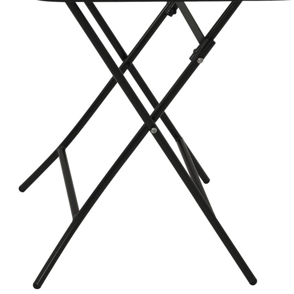 Streckmetall-Gartentisch in Schwarzgrau - Meridus