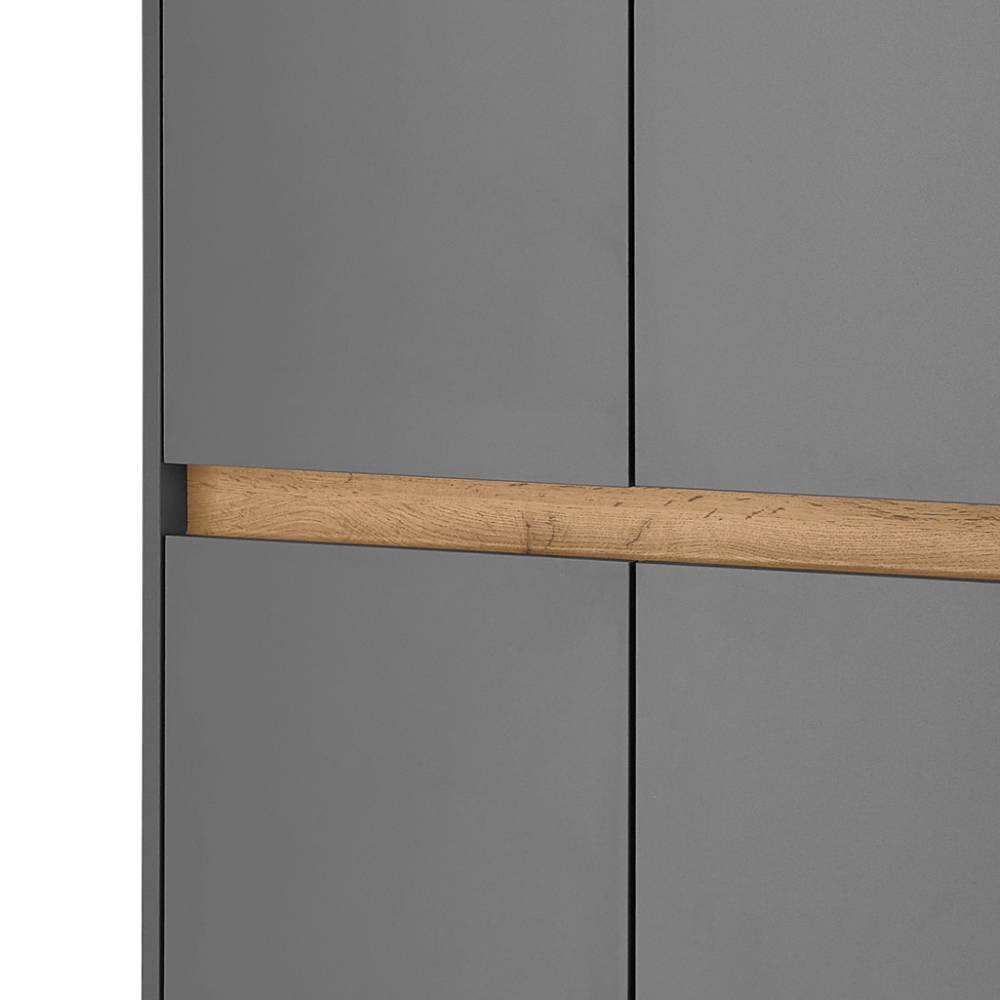 Flur Schrank und Vertiko Set modern - Ahilav (zweiteilig)