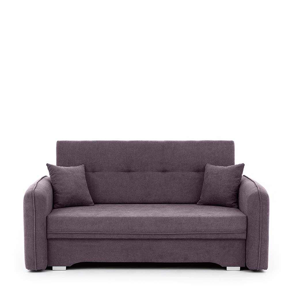 Velours Couch in Mauve mit Federkern - Speccia
