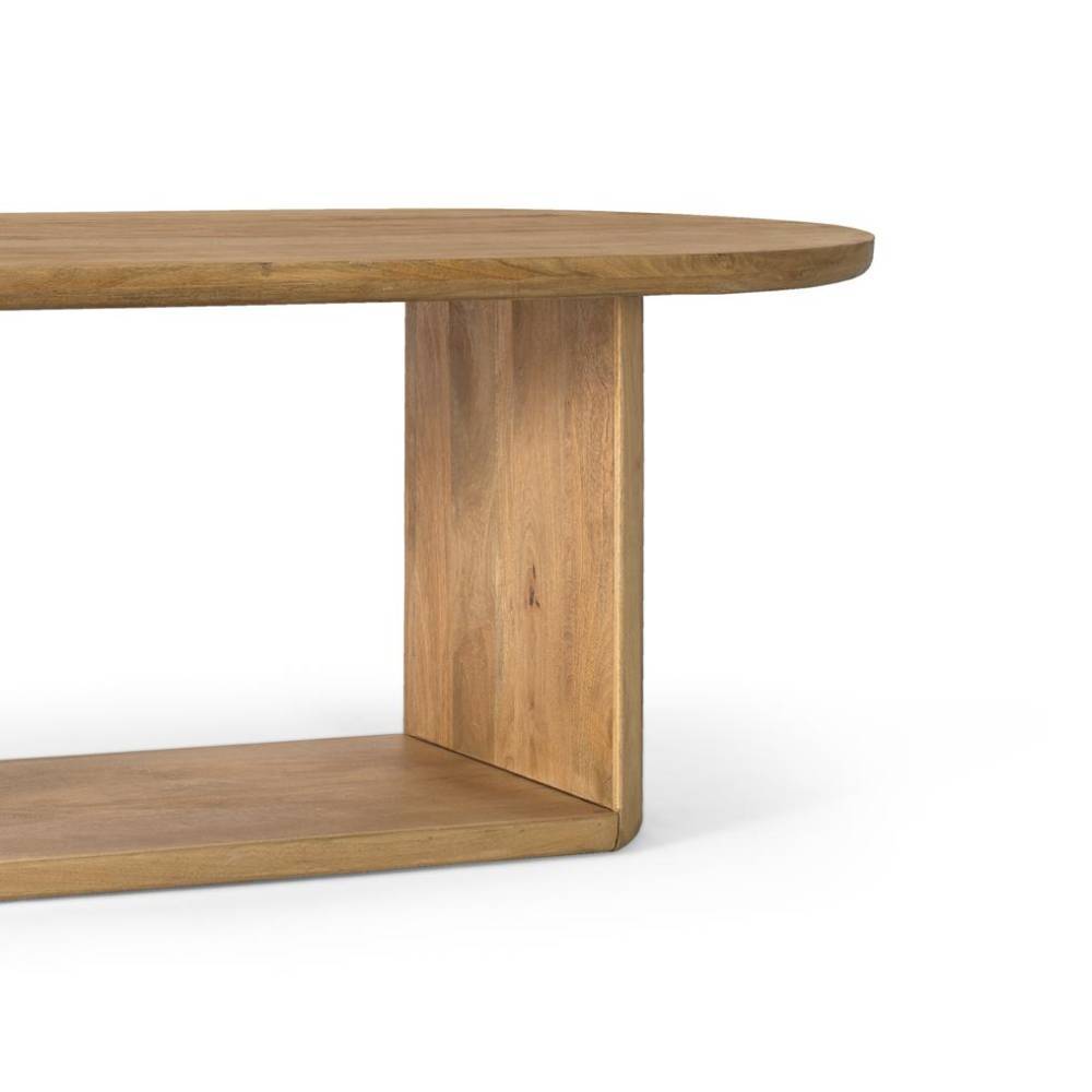Design-Esstisch aus Mangobaum Massivholz - Jacqueline