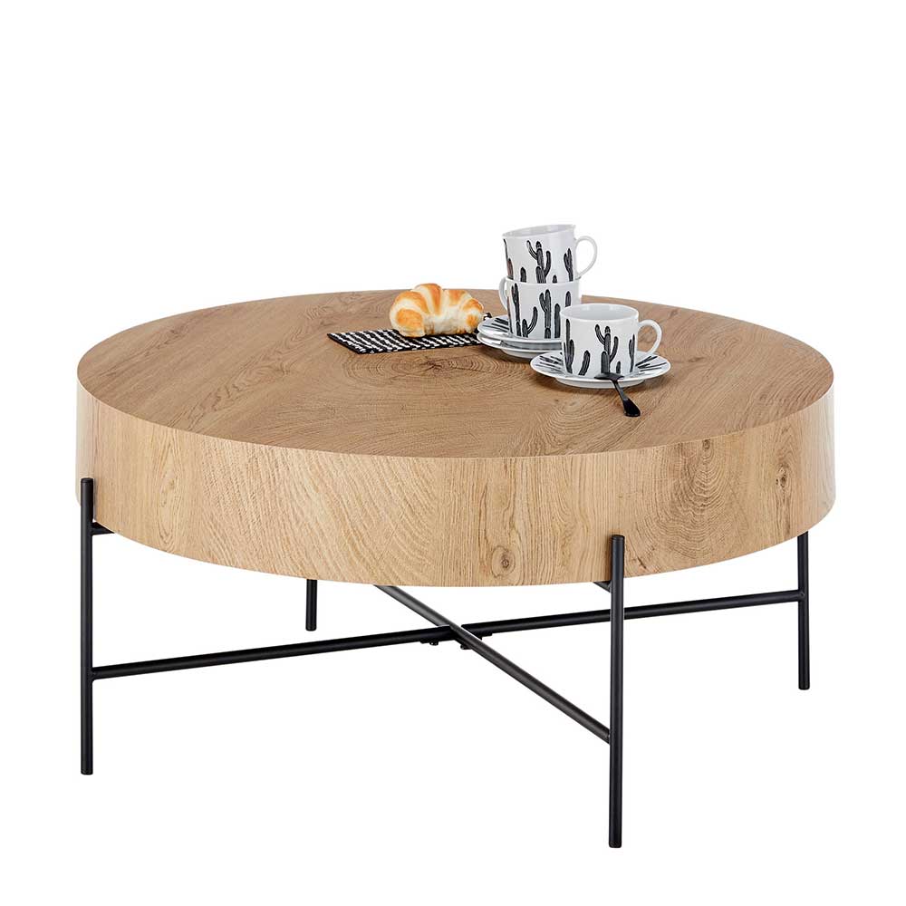 Wohnzimmertisch in Holzoptik Eiche - Glance