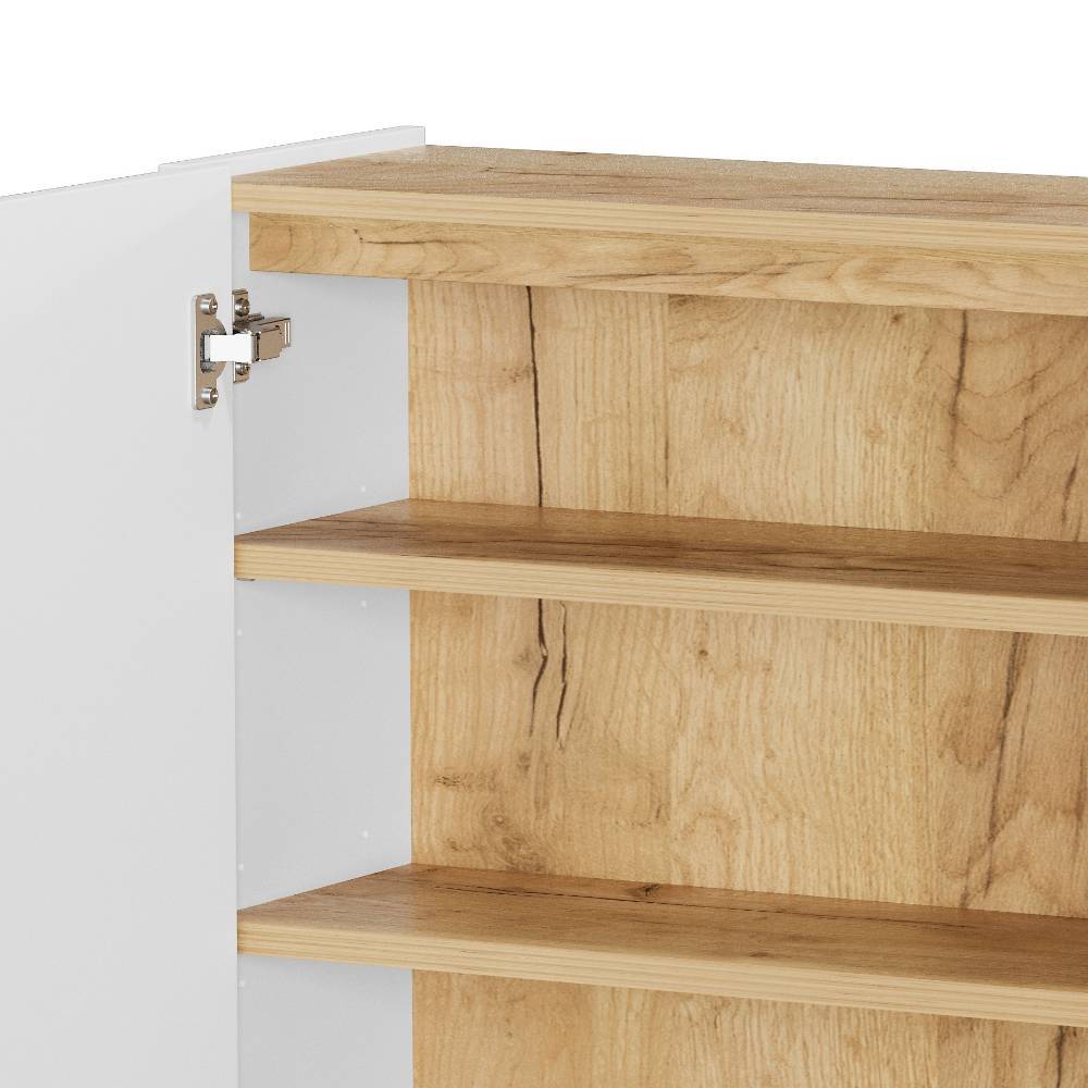 3-türiger Flurschrank in Weiß - Nibory