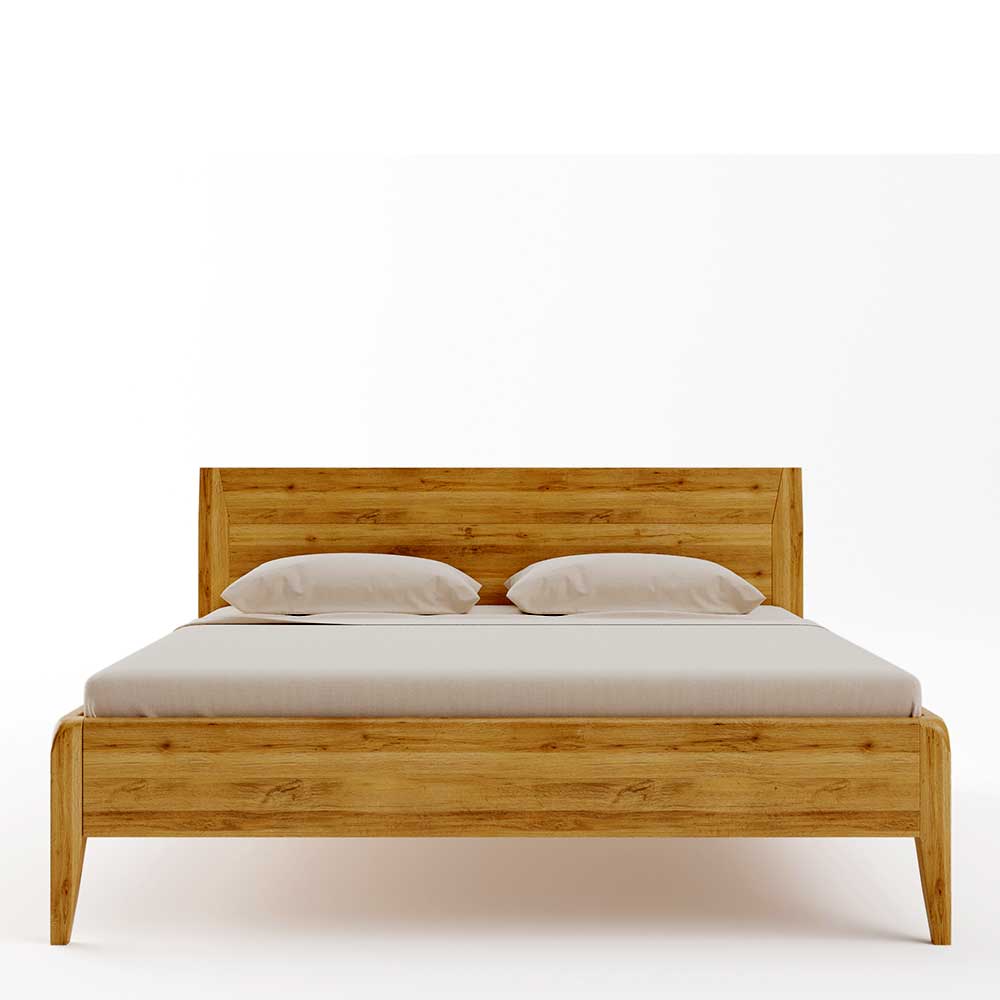 Holzbett in klassischem Design aus Wildeiche - Jenver