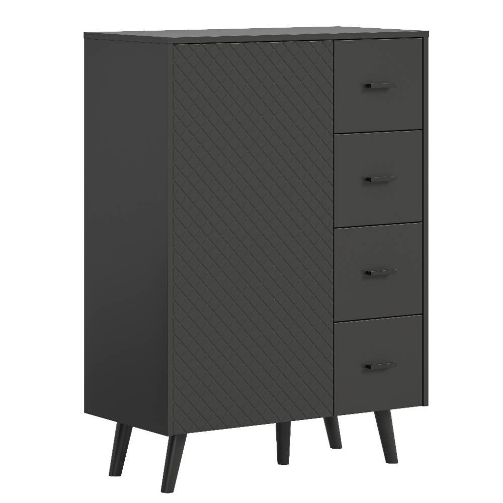 Kombi-Highboard in Mattgrau - Natal