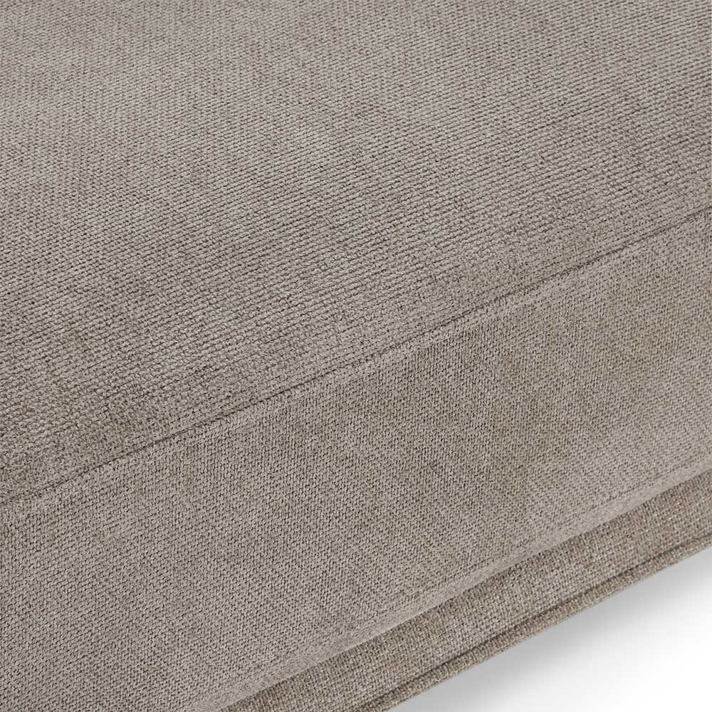 Federkernsofa in Beige Stoffbezug - Ordinia