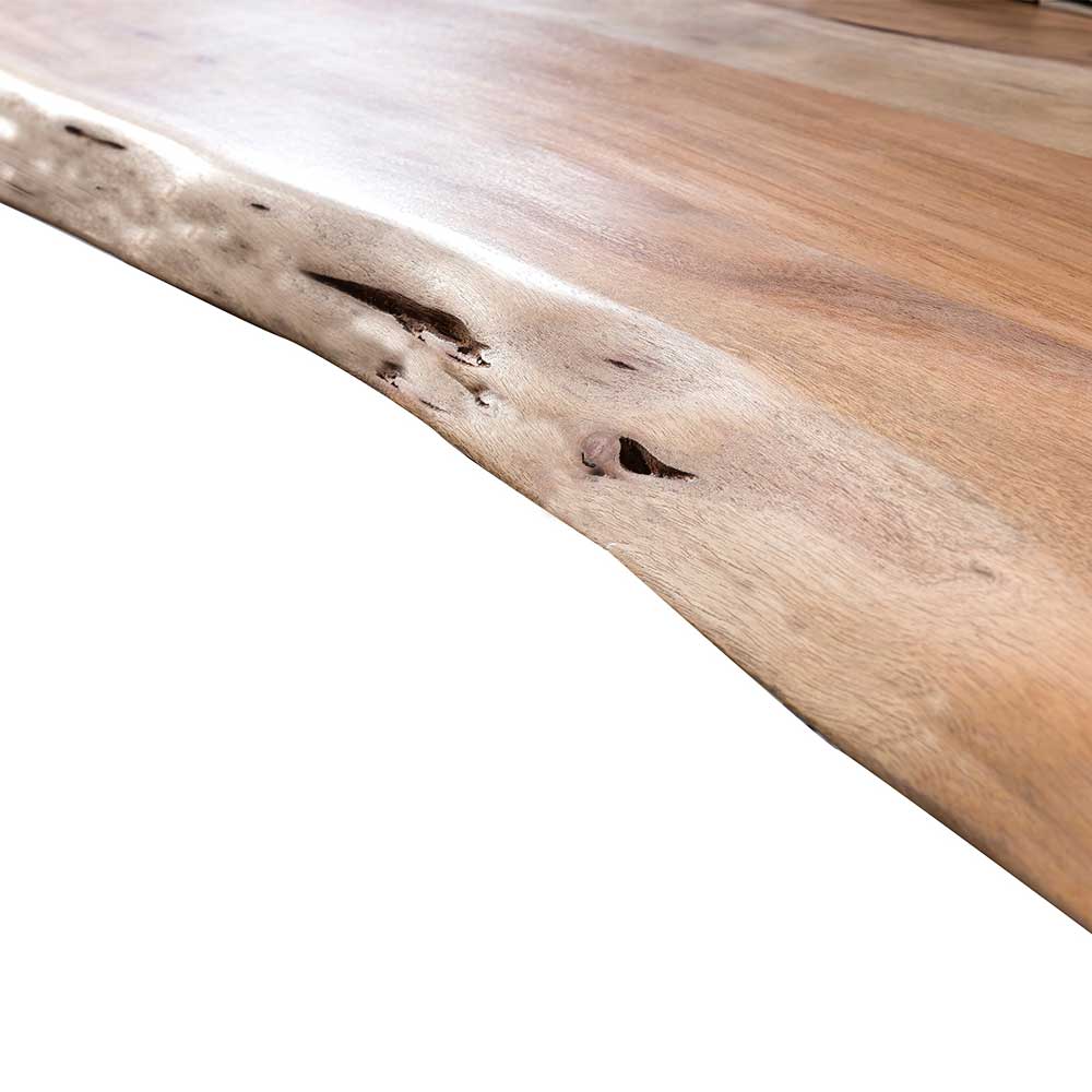 3 Größen Esszimmer Baumkante Tisch aus Akazie - Svanlau
