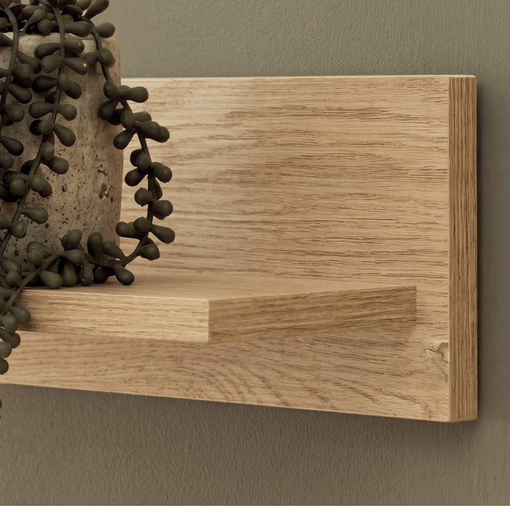 Holzmaserung des Wandboards in Eiche Holzoptik, Detailansicht der Oberfläche – Dasanti