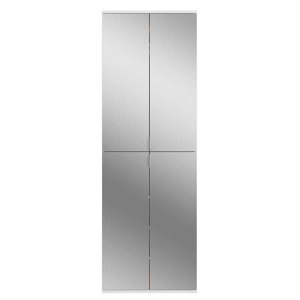 4-türiger Garderobenschrank mit Spiegeltüren - Ejulia