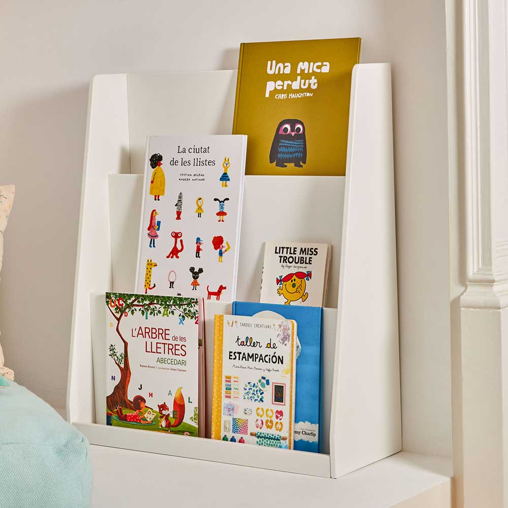 Kinderzimmer Regal für Bücher Montessori Präsentation - Abby