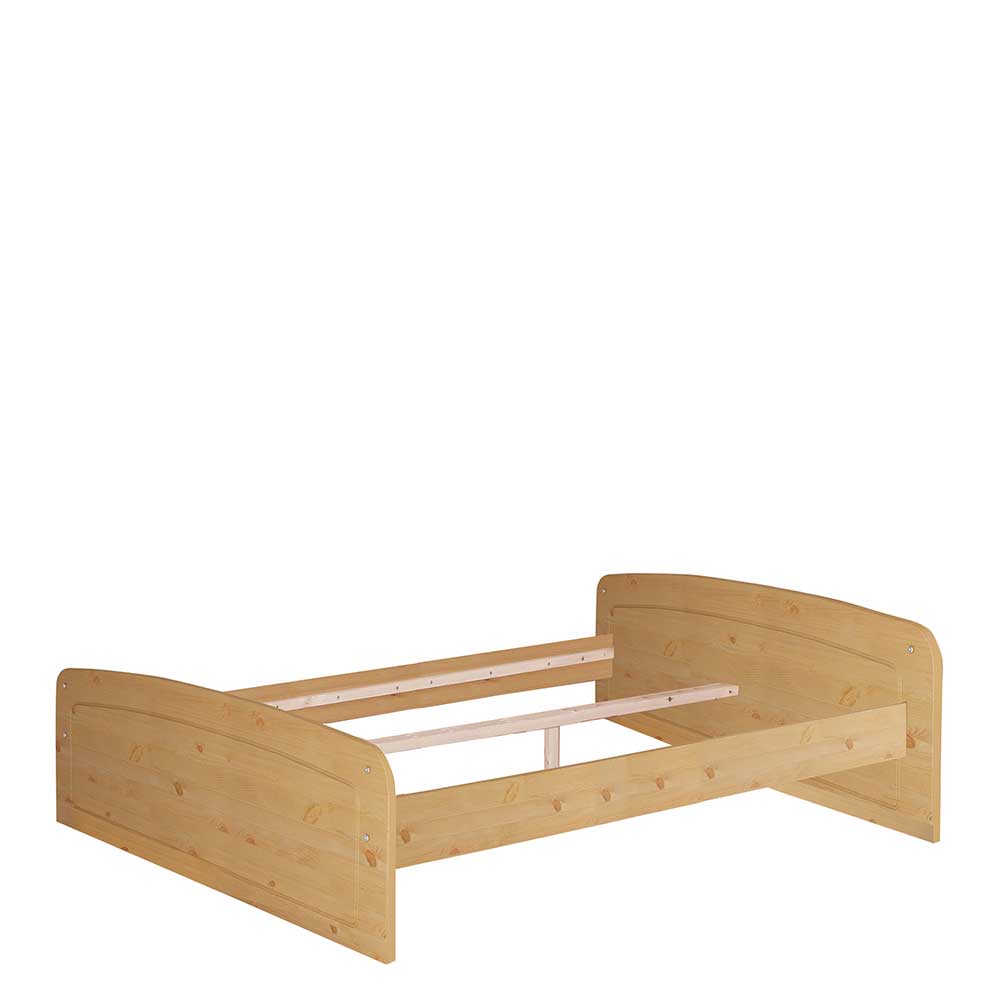 Landhausbett aus Kiefer gebeizt und geölt - Two