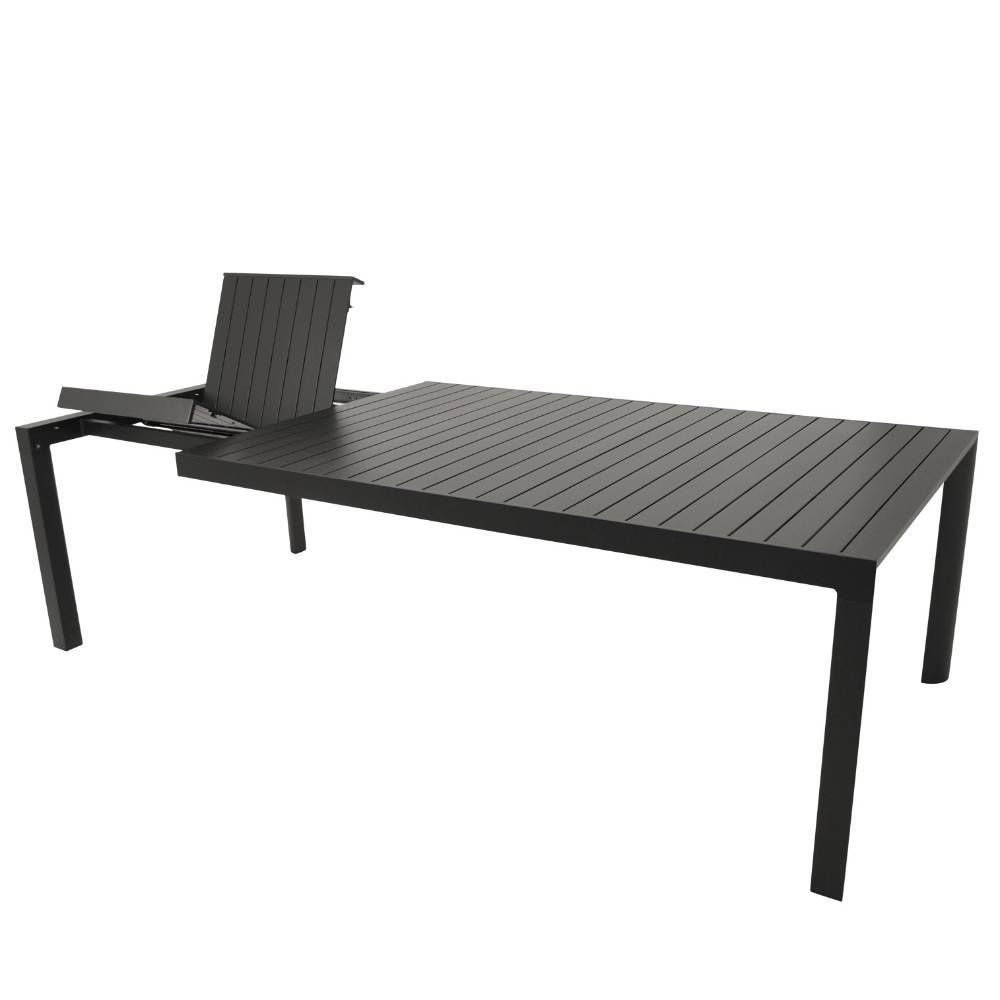 Ausziehbarer Gartentisch in Anthrazit - Taba