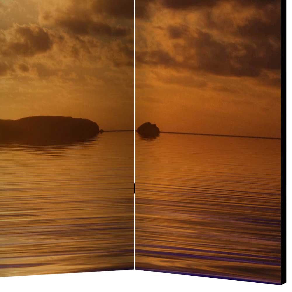 Foto Paravent Sonnenaufgang über dem Meer - Ernestyn