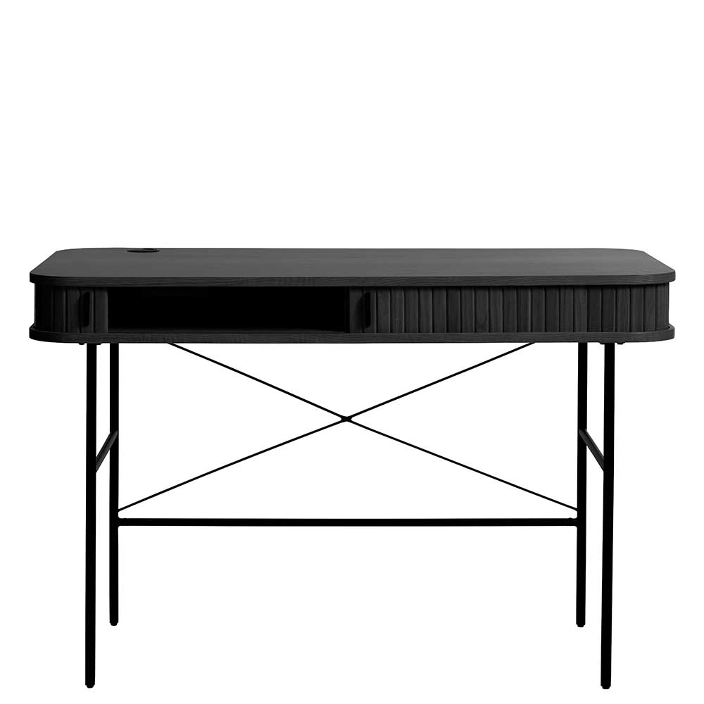 Design Schreibtisch mit ovaler Tischplatte - Venutura