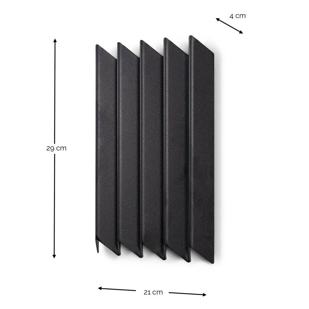 Design-Metallgarderobe in Schwarz - Kenry
