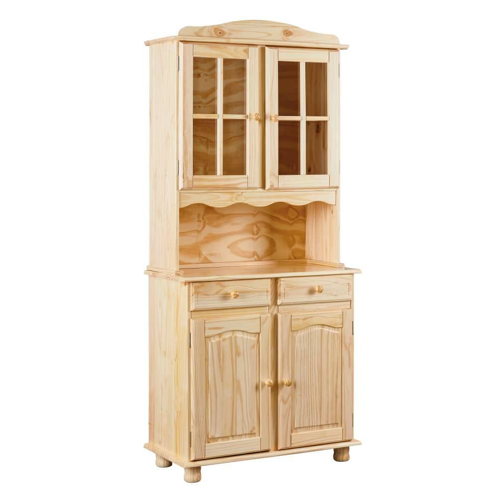 Vitrinenschrank Nabrosia im Landhausstil