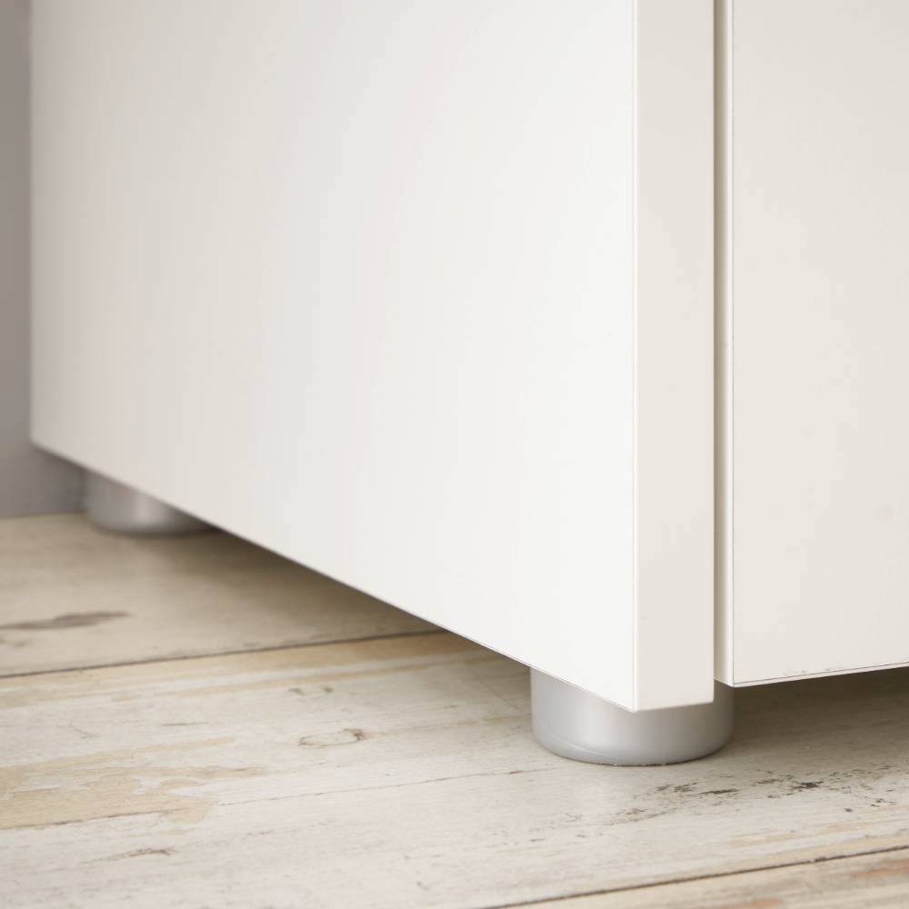 Badezimmer Hochschrank in Weiß - Nonessia