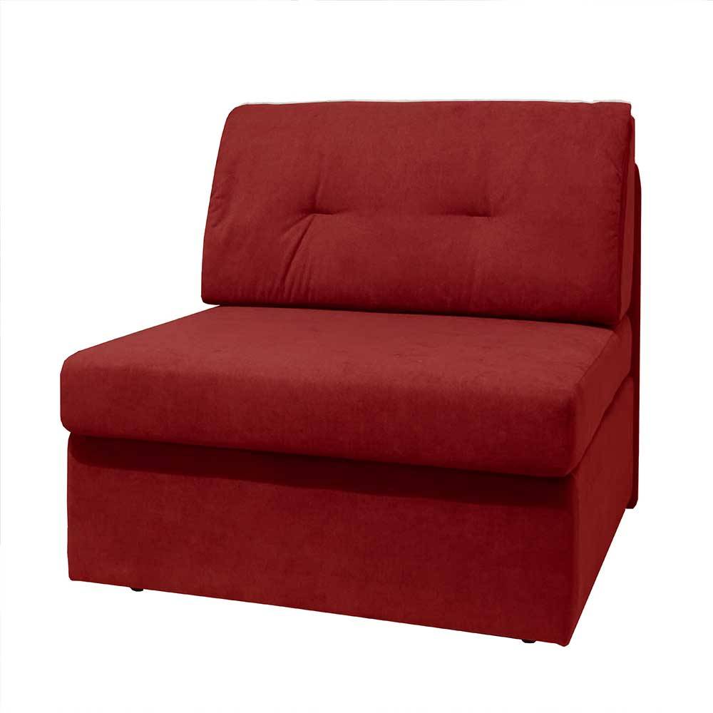 Roter Sessel mit Bettfunktion - Locceri