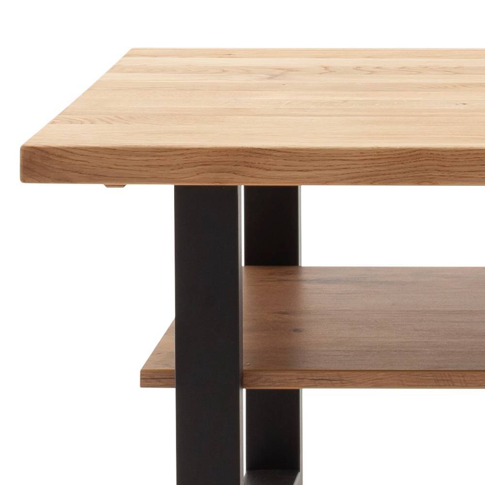 Industrial Couchtisch mit Zusatzablage - Scarlett