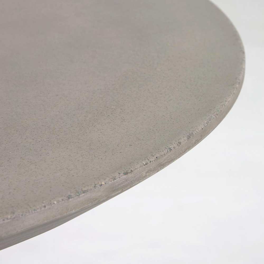 Runder Tisch aus Zement in Grau - Onan