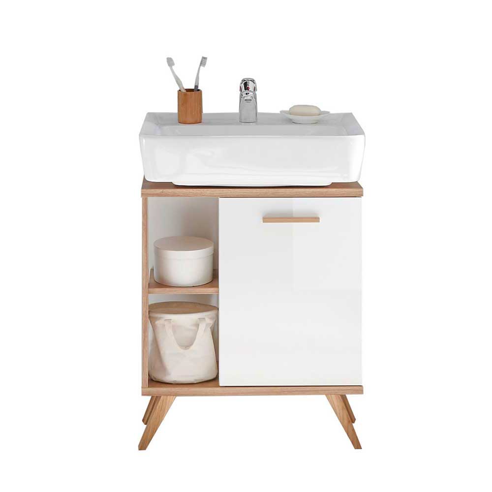 Skandinavische Design-Badmöbel Set - Timur (vierteilig)
