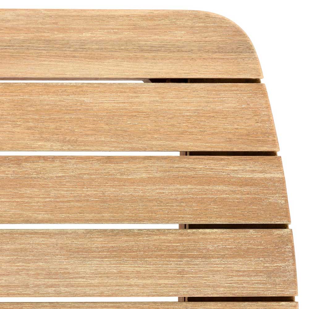90x90 cm Holztisch aus Eukalyptusholz - Gamoratas
