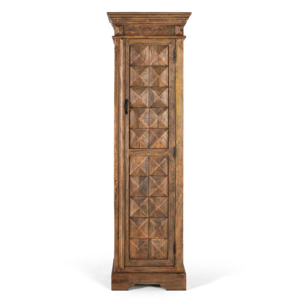 Hoher Barschrank aus Mangoholz - Montesa