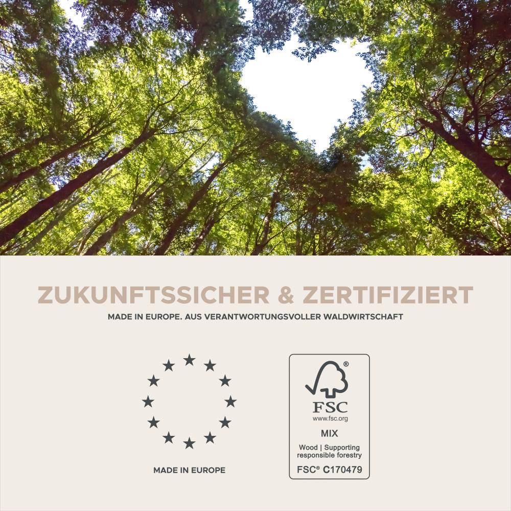 FSC-zertifizierter Waschbeckenunterschrank, hergestellt in Europa aus nachhaltiger Waldwirtschaft – Casserra