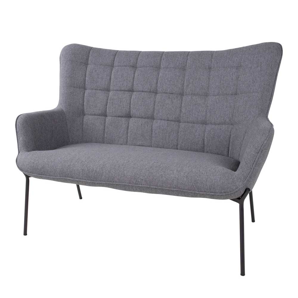 Graues Esstisch Sofa mit 46 cm Sitzhöhe - Irivllac