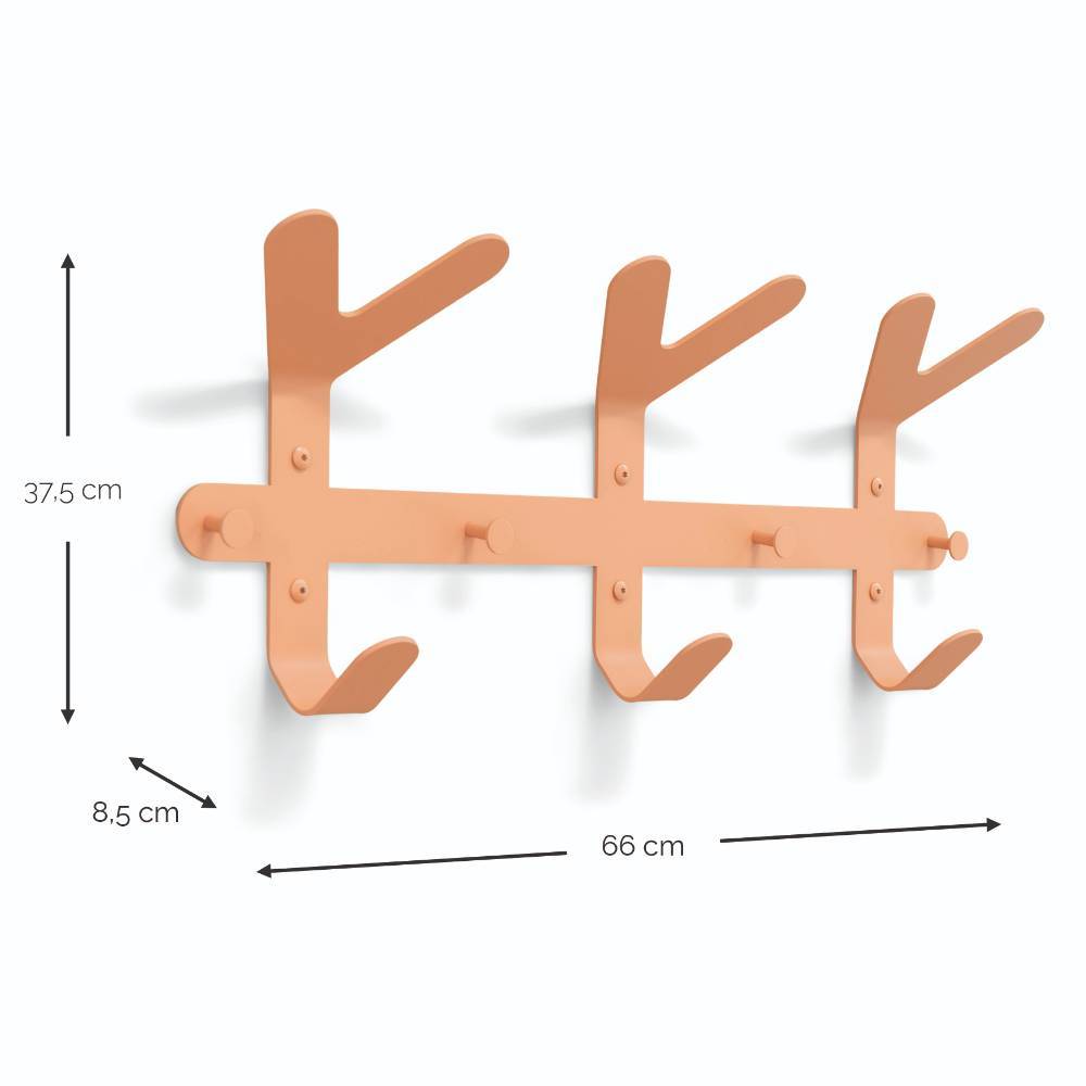 Hakenleiste Garderobe in Terracotta - Tampar