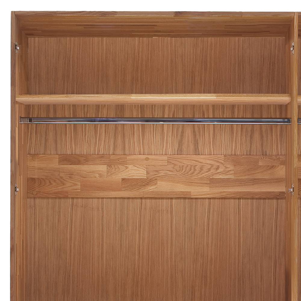Massivholz-Kleiderschrank aus Wildeiche - Martinez